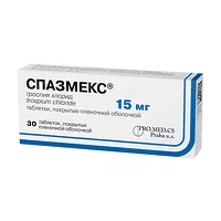 Изображение товара Спазмекс таблетки покрыт. п/о 15мг, №30