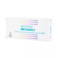 Изображение товара Месакол таблетки покрыт.кишечнораств.об. 400мг, №50