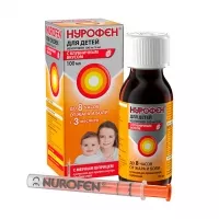 Изображение товара Нурофен для детей суспензия д/приема внутрь со вкусом клубники 100мг/5мл, 100мл