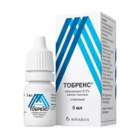Изображение товара Тобрекс капли глазные 0,3%, 5мл