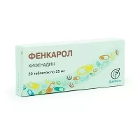 Изображение товара Фенкарол таблетки 25мг, №20