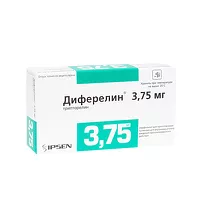 Изображение товара Диферелин лиофилизат д/пригот.сусп. д/инъекций 3,75мг, №1