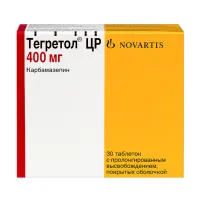 Изображение товара Тегретол ЦР таблетки с пролонг. высв. п/о 400мг, №30