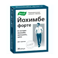 Изображение товара Йохимбе форте капсулы, №30