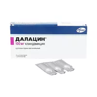 Изображение товара Далацин суппозитории ваг. 100мг, №3 с аппликатором