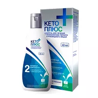 Изображение товара Кето Плюс шампунь для лечения и профилактики перхоти, 60мл