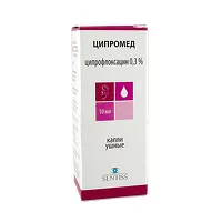 Изображение товара Ципромед капли ушные 0,3%, 10мл