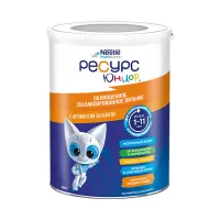 Nestle Ресурс Юниор сухая смесь для детей 1-11 лет с ароматом ванили, 400г
