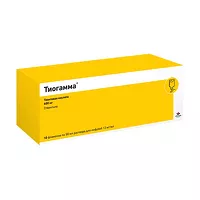 Изображение товара Тиогамма раствор д/инфузий 12мг/мл, 50мл №10