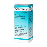 Изображение товара Валосердин капли д/приема внутрь 18,44мг/мл+18,44мг/мл, 25мл