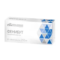 Изображение товара Фенибут таблетки 250мг, №20 Усолье