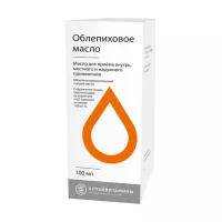 Изображение товара Облепиховое масло д/приема внутрь 180%, 100мл