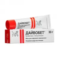 Дайвобет мазь д/наружн. прим. 500мкг/г+50мкг/г, 30г
