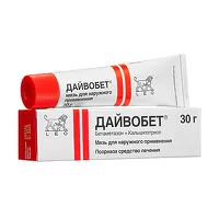 Изображение товара Дайвобет мазь д/наружн. прим. 500мкг/г+50мкг/г, 30г