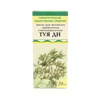 Изображение товара Туя ДН масло д/местного применения гомеопатическое, 20мл