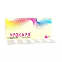Изображение товара Урокард таблетки 4мг, №30