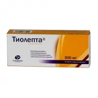 Изображение товара Тиолепта таблетки покрыт. п/о 300мг, №30