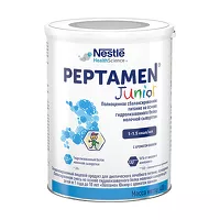 Изображение товара Nestle Peptamen Junior сухая смесь с ароматом ванили (1-10 лет), 400г