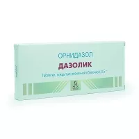 Изображение товара Дазолик таблетки покрыт. п/о 500мг, №10