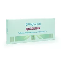 Изображение товара Дазолик таблетки покрыт. п/о 500мг, №10