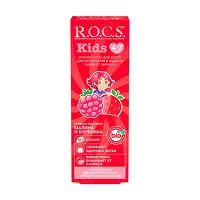 Изображение товара R.O.C.S. Kids Детская зубная паста со вкусом малины и клубники (4-7 лет), 45г