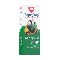 Барсукор Барсучий жир раствор д/приема внутрь, 100мл