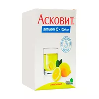 Изображение товара Витамин С Асковит таблетки шипучие Лимон 1000мг, №10