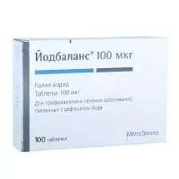 Изображение товара Йодбаланс таблетки 100мкг, №100