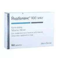 Изображение товара Йодбаланс таблетки 100мкг, №100