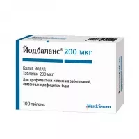 Изображение товара Йодбаланс таблетки 200мкг, №100