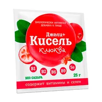 Изображение товара Биокор кисель без сахара клюква 25г