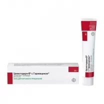 Целестодерм-В с гарамицином мазь д/наружн. прим., 30г