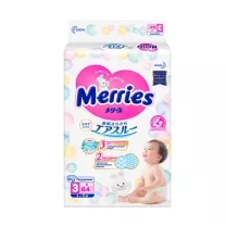 Merries подгузники размер M (6-11кг), №64