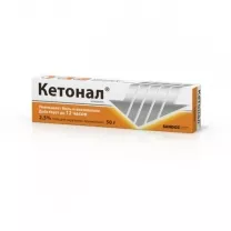Кетонал гель д/наружн. прим. 2,5%, 50г
