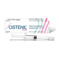 Остенил плюс раствор д/в/суставн. введ. 40мг/2мл, №1 шприц
