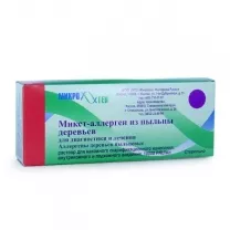 Микст-аллерген из пыльцы деревьев раствор д/в/к и п/к введ. н/к скариф.нанес. и провед. прик-теста 10000 РNU/мл, 5мл №2