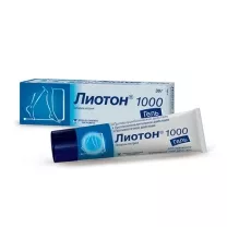 Лиотон 1000 гель д/наружн. прим. 1000МЕ/г, 30г