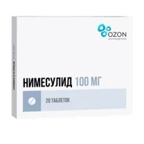 Нимесулид таблетки 100мг, №20 Озон