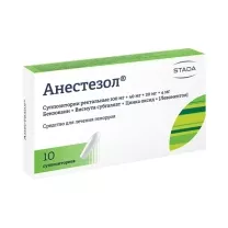 Анестезол суппозитории рект., №10