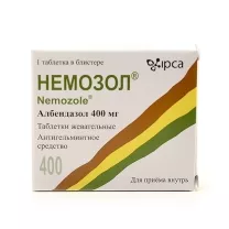 Немозол таблетки жевательные 400мг, №1