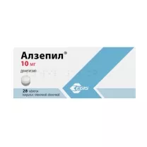 Алзепил таблетки покрыт. п/о 10мг, №28
