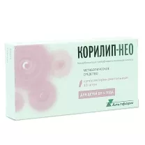 Корилип-Нео суппозитории рект. 12,5мг+1мг+6мг, №10