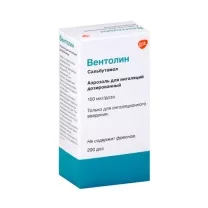 Вентолин аэроз. д/ингал. доз. 100мкг/доза, 200доз
