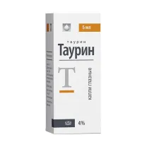 Таурин капли глазные 4%, 5мл