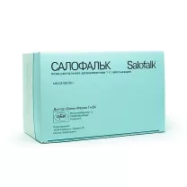 Салофальк пена ректальная дозированная 1г/аппликация, №14 аппликаций(7доз)