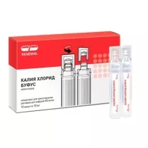 Калия хлорид буфус концентрат д/пригот. р-ра д/инфузий 40мг/мл, 10мл №10 Реневал