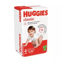 Huggies Classic 4 подгузники (7-18кг), 14шт