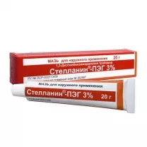 Стелланин-ПЭГ мазь д/наружн. прим. 3%, 20г