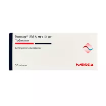 Конкор АМ таблетки 5мг+10мг, №30