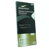 Дерматикс повязка силиконовая прозрачная (4*13см), 1шт